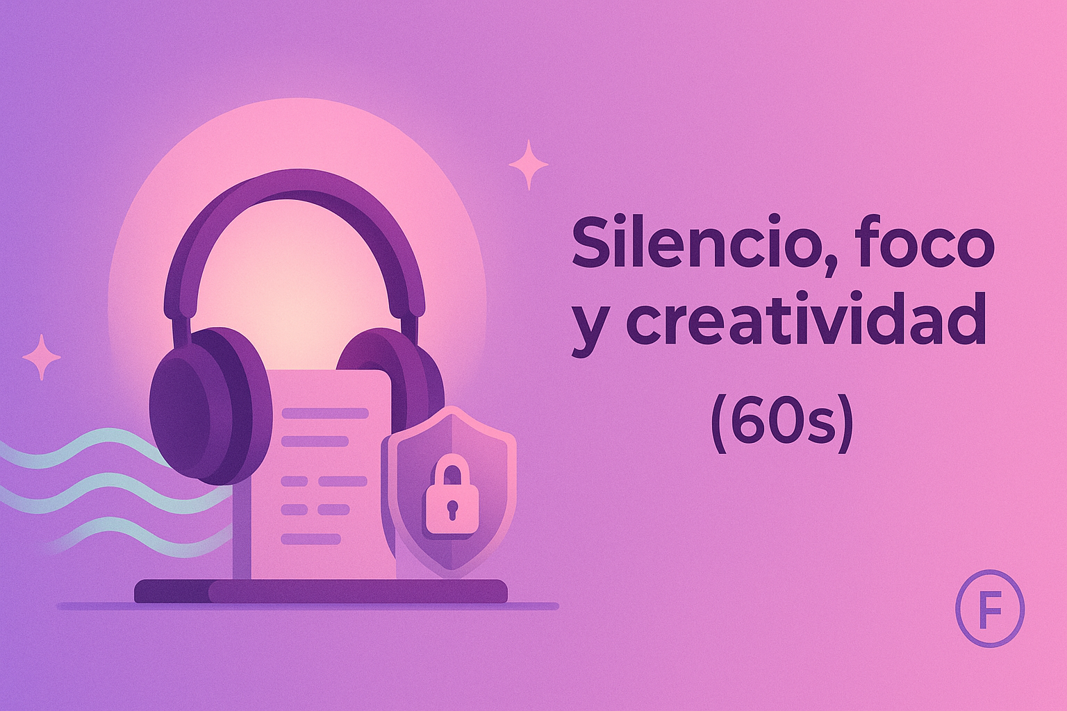 El poder del silencio: neurociencia, foco y creatividad en la era hiperstimulada (prácticas en 60–120s)