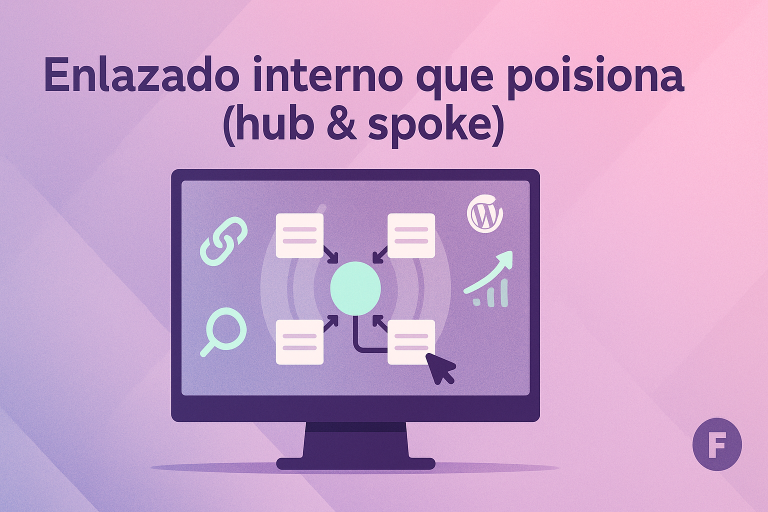 Enlazado interno que posiciona (hub & spoke)