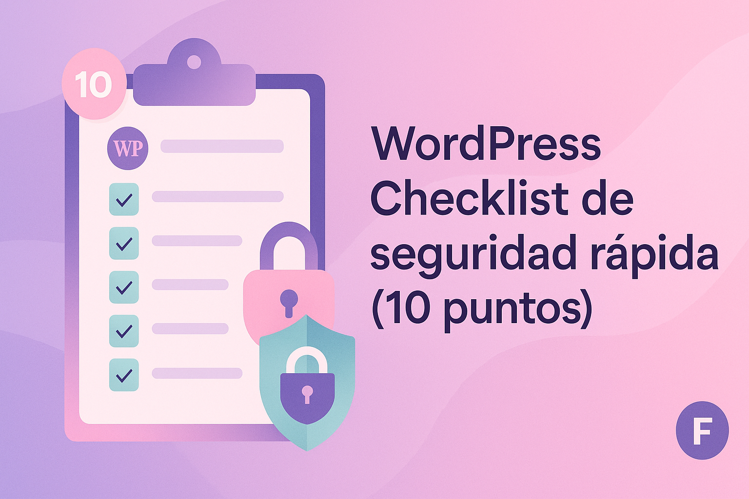 WordPress · Checklist de seguridad rápida (10 puntos)