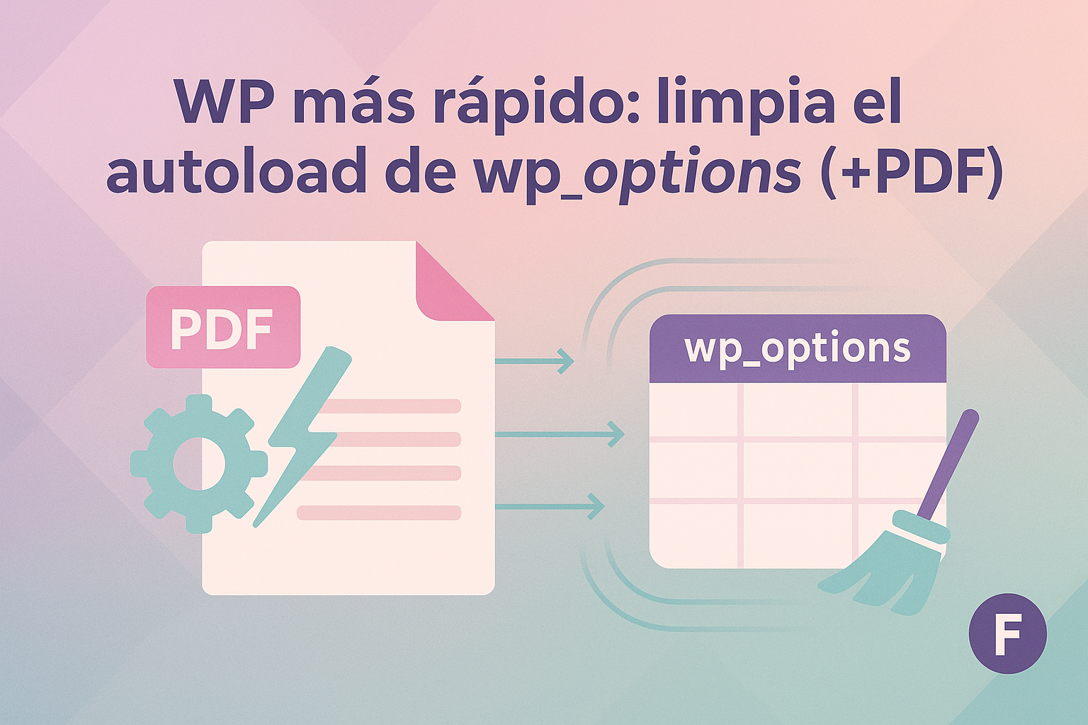 WP más rápido: limpia el autoload de wp_options (+PDF)