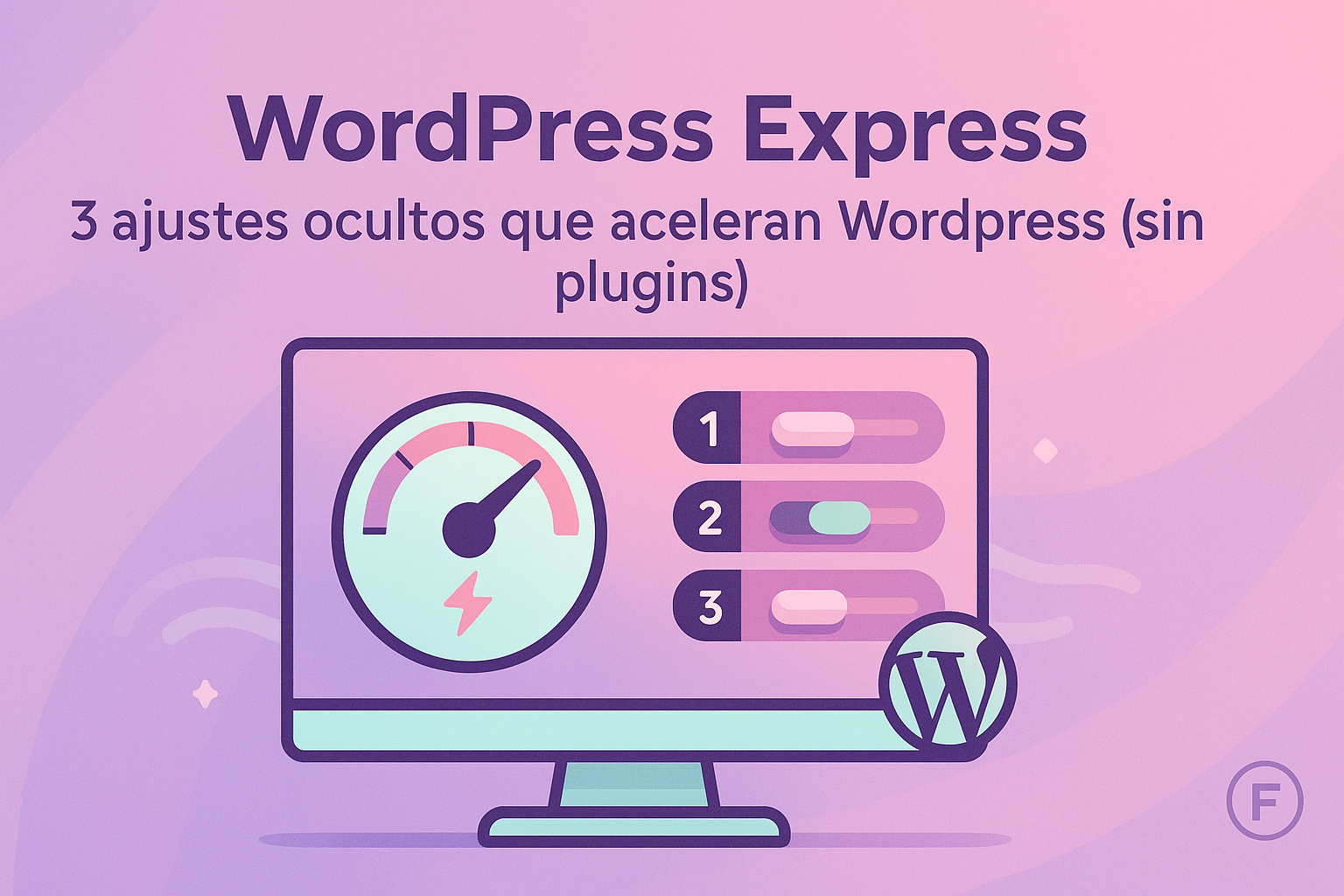 WordPress Express · 3 ajustes ocultos que aceleran WordPress (sin plugins)