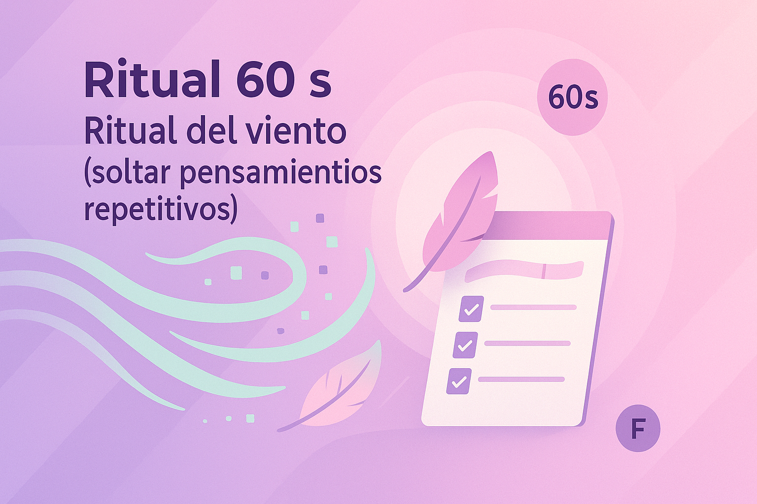 Ritual 60s · Ritual del viento (soltar pensamientos repetitivos)