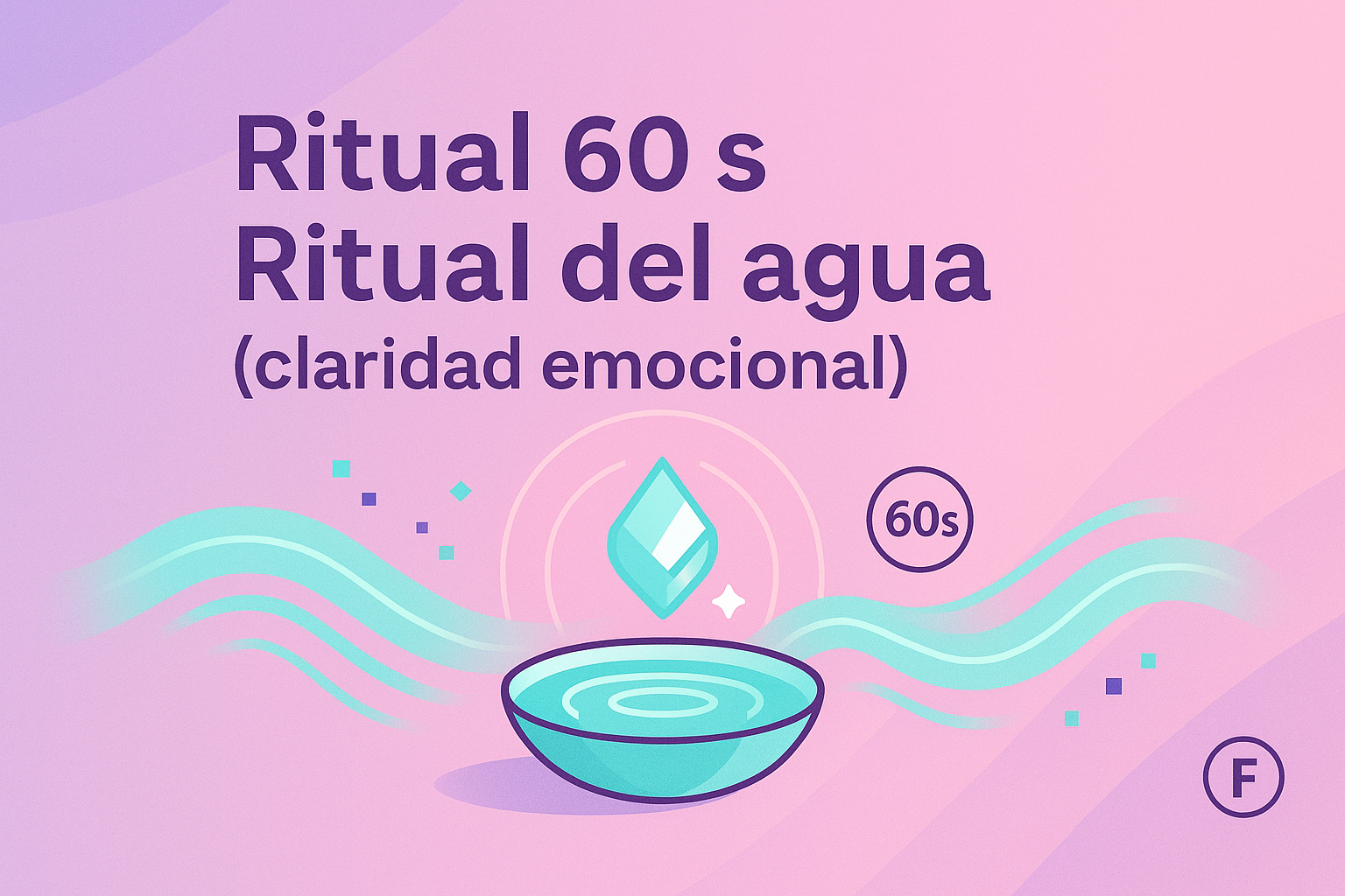Ritual 60s · Ritual del agua (claridad emocional)